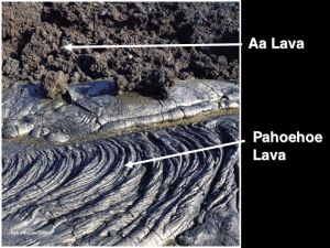the two different types of magma in the Galapagos Islands